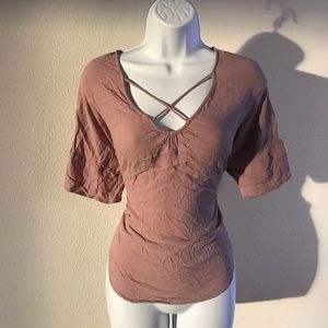 G2 Salas pink mauve shirt